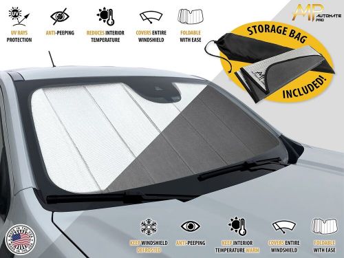 Custom fit windshield foldable sunshade for 2024 mazda cx-90 suv, phev, compa...