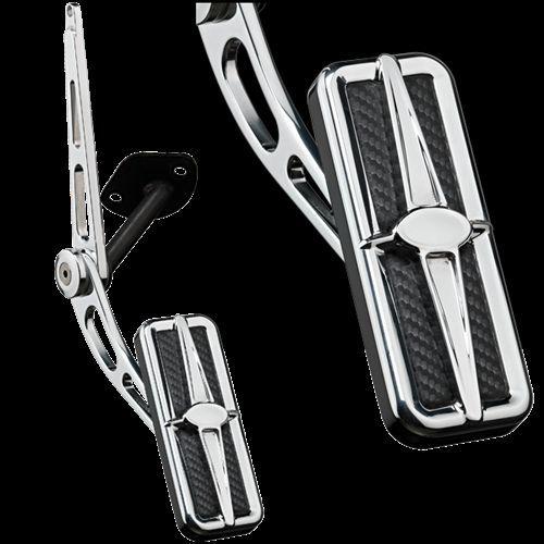 Billet specialties parking brake pedal pad kits bsp198460 polished firewall