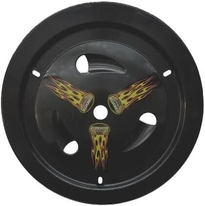 Dominator racing products wheel cover dzus-on black 1013-d-bk