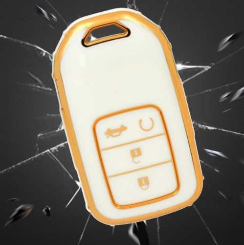 4-button tpu car key fob case cover for honda crider vezel xrv fitsaloon civic f