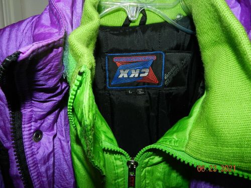 Ckx international snowmobile jacket insulated coat vintage winter ski snow l