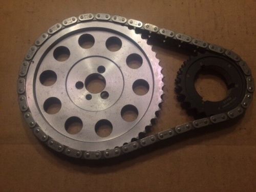 New chevy 396 427 454 chevrolet 3 way steel double roller timing set-.010