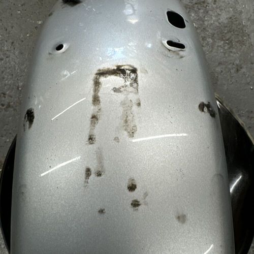 2004 harley davidson raod king custom rear fender brilliant silver used 59378-04