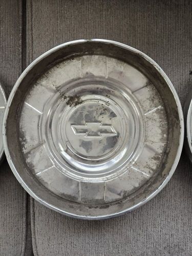 Vintage chevy truck dog dish hubcaps set of 4