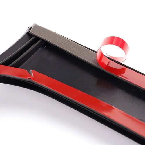 Durable car glass side spoiler rear rear door glass black 1 pair 36*8cm