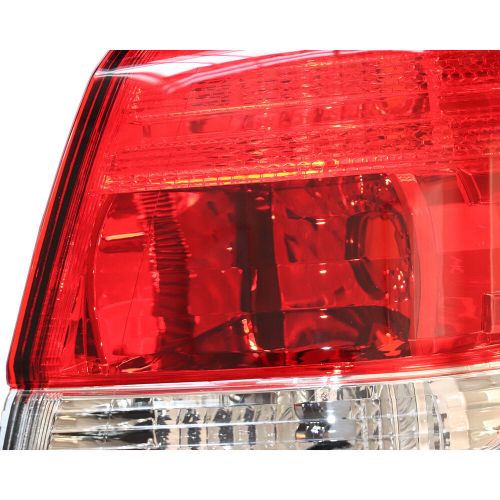 Tail light fit 2010-2014 subaru outback passenger side halogen outer taillight