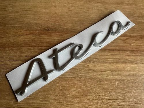 Chome metal rear badge letters for ateca facelift 2020