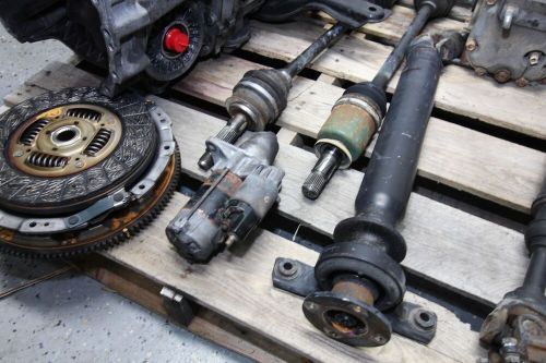 08-14 subaru wrx sti oem 6 speed trans swap complete transmission diff axle 2011