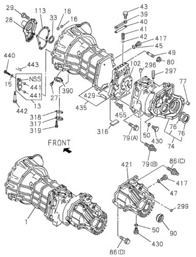 Genuine honda transmission 8-97230-956-0