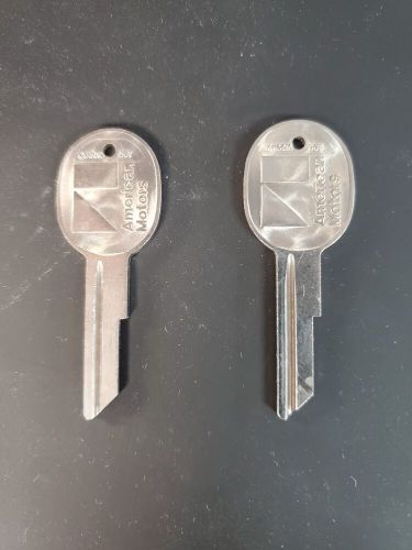 Rare original amc door/trunk keys - lot of 2