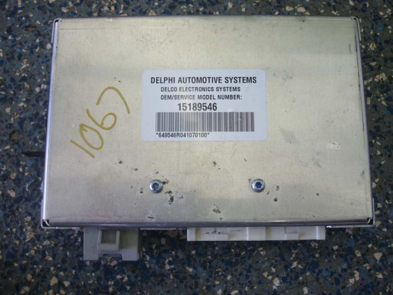 Yukon escalade avalanche tahoe suspension module ecm ecu 15189546 15762730