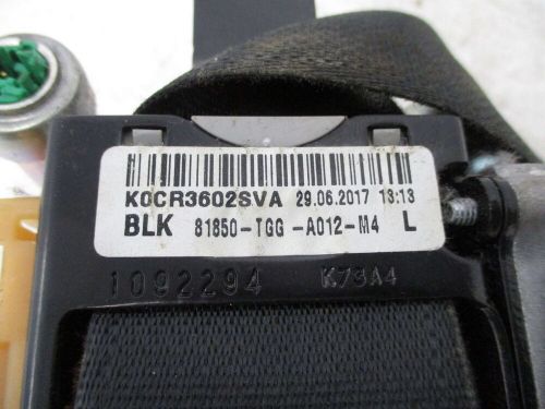 17 18 19 20 21 honda civic htbk 1.5l driver lh seat belt retractor oem