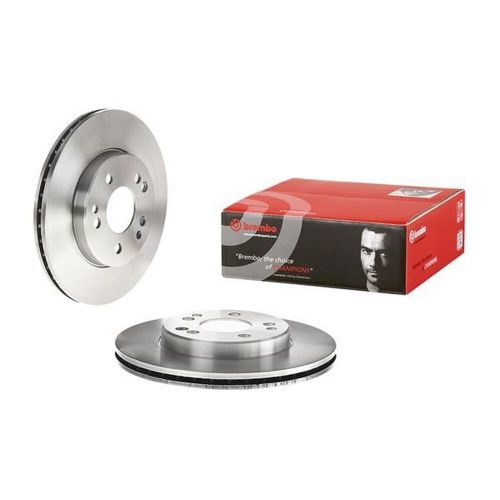 Brembo easy check pair vented front brake discs 09.4869.34 - fits mercedes-benz
