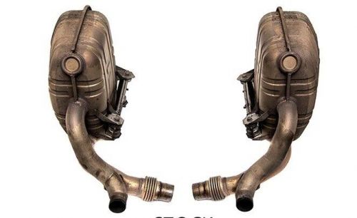 Oem porsche 997.1  2005-2008 exhaust mufflers l/r.