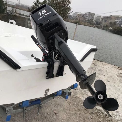 2-stroke 18hp outboard motor short shaft engine for rubber boat inflatable boat