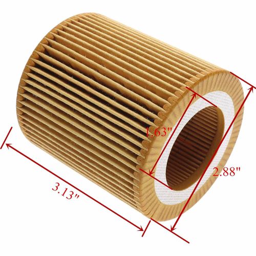 5x engine oil filter hu816x for bmw 320i x3 l4 2.0l 528i z4 l6 3.0l 11427541827