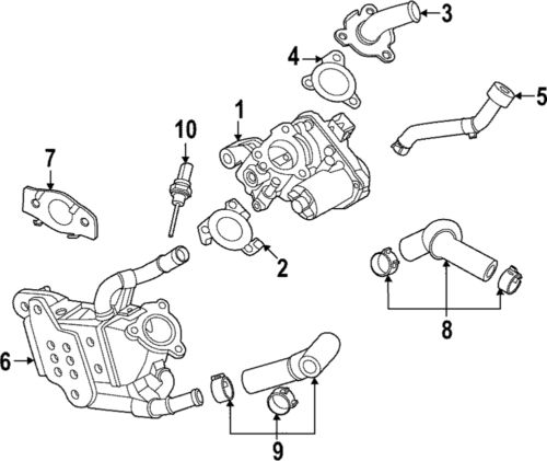 Genuine kia valve gasket 28493-2m800