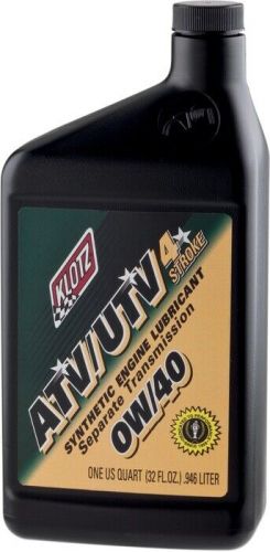 Klotz atv/utv synthetic engine oil 0w-40 1 quart