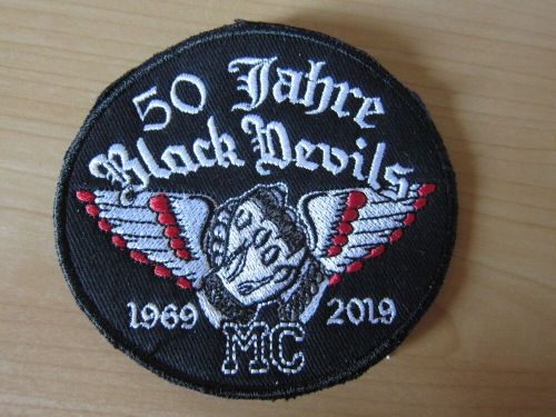 Mc patch black devils mc germany rocker motorcycle club patches vest cut-