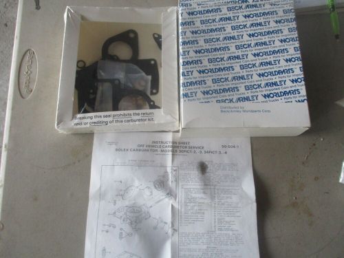 New nos volkswagen solex carburetor gasket rebuild kit # 162-9535  15699  15282c