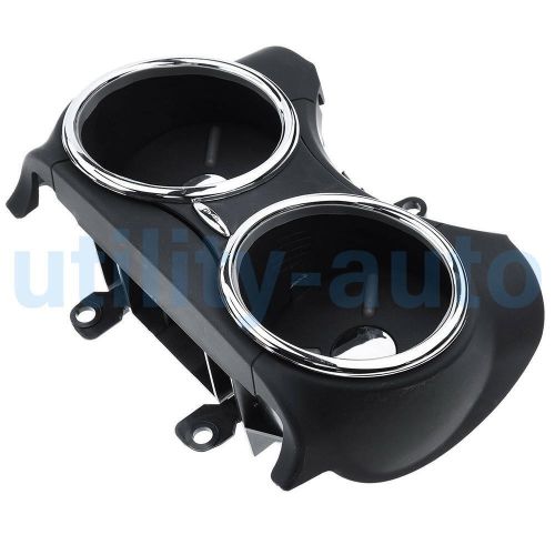 Dual cup holder bracket black for benz w219 c219 cls500 cls63 amg 21968004149051