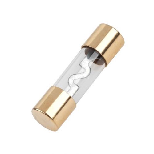 Agu glass fuse 50a, 1-piece, gold plated-