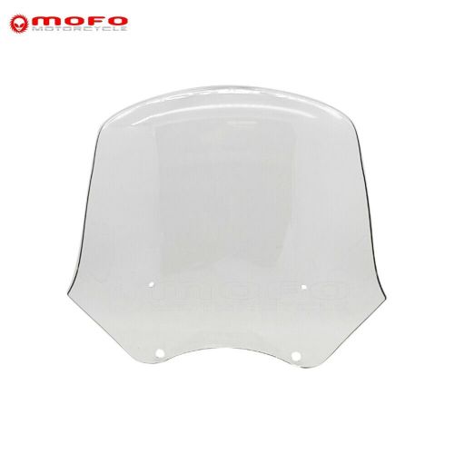 Club style fairing upper windshield for harley dyna 99-17 clear 15&#039;&#039; windscreen