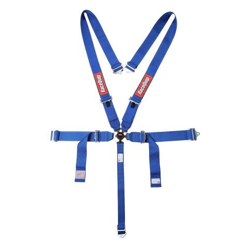 Racequip 741021 - blue sportsman 5-point camlock harness set