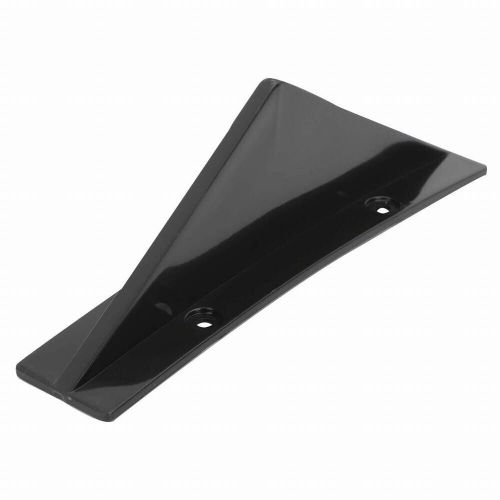 Useful car body bumper diffuser spoiler abs plastic black bright black curved