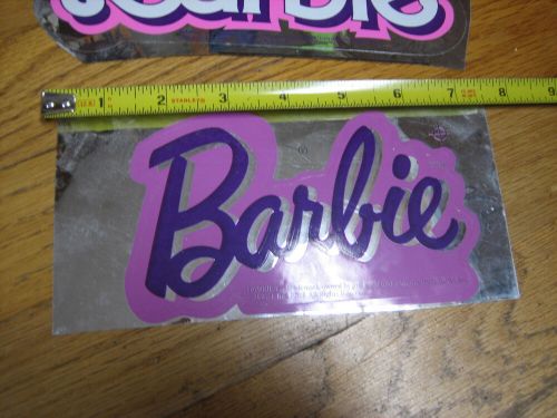 Barbie powerwheels decals, set of 4 (as shown),peel &amp; stick