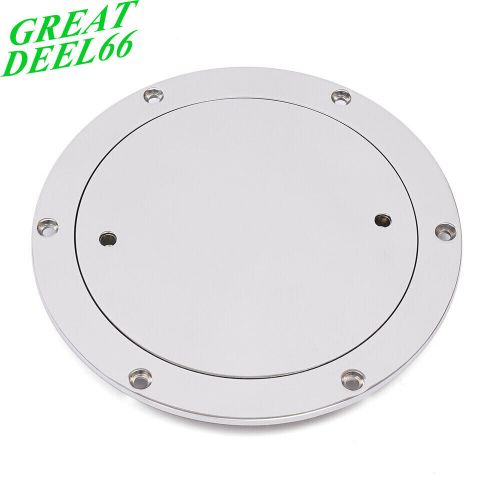 Stainless steel disc 6 inch marine boat inspection hatch round deck plate access