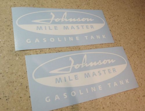 Johnson vintage mile master tank 1950&#039;s decal custom order