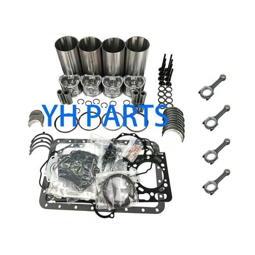 Engine rebuild kit &amp;conrod for kubota v1305 v1305t b2710hsd tractor f3060 mower