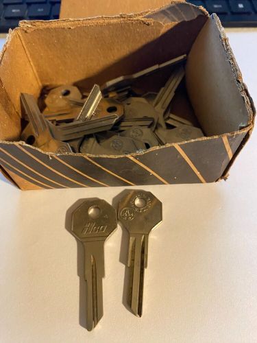 22 key blanks for vintage amc, rambler, hudson, nash 40&#039;s 50&#039;s 60&#039;s h1098nr