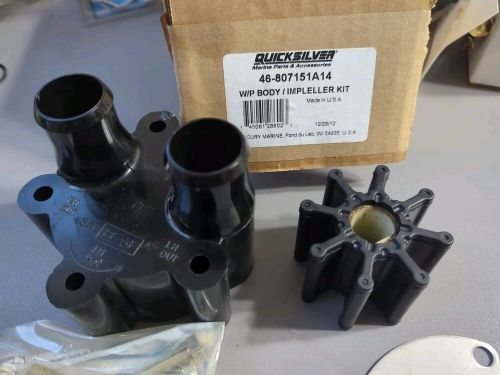 Oem mercury quicksilver 46-807151a14  water pump impeller kit body nos