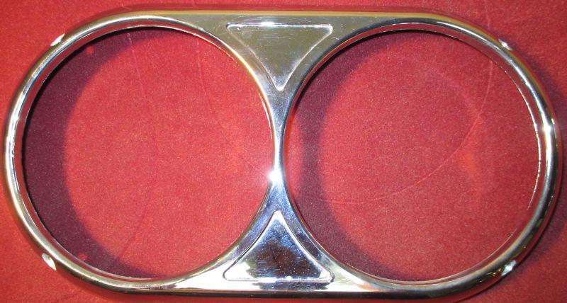 Vintage chrome truck headlight bezel 5950199