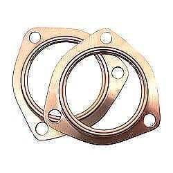 Sce gaskets 4300 pro copper collector gasket - 3 in diameter - 3-bolt- pair