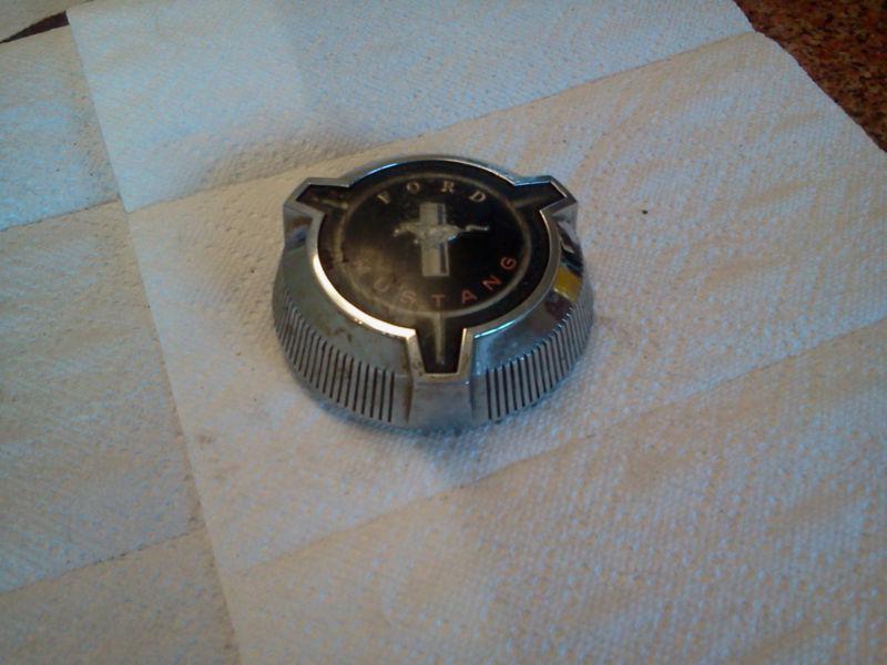 Original stock ford mustang gas cap with safety wire harness 1967