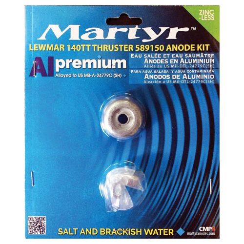 Martyr anodes cm589150kita aluminum lewmar thruster anode kit canada metal