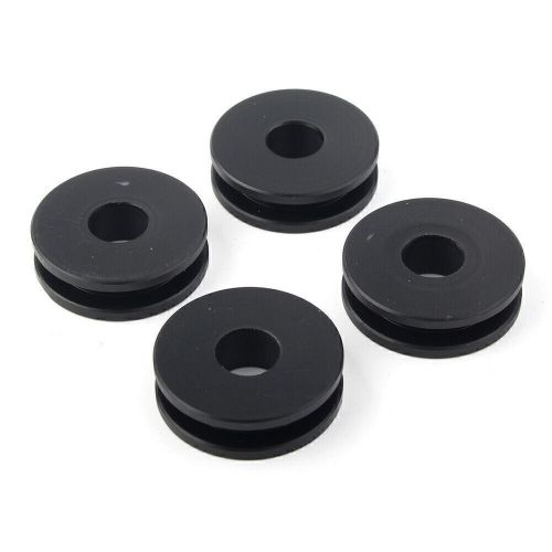 4x detachable windshield bushing grommets fit for harley road king softail black