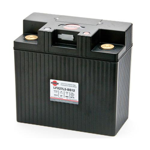 New shorai lithium-iron battery 12v/27ah/"l" polarity/case type 3 / lfx27l3-bs12