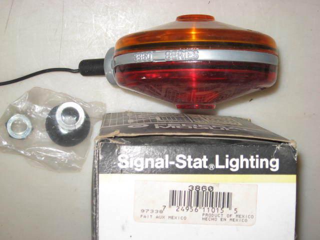 1-wire turn signal light, red/ amber (lt. or rt side), signal-stat # 3860