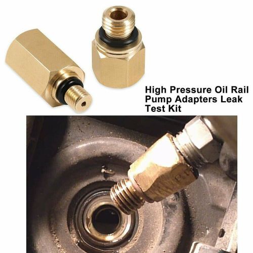 High pressure oil pump fitting tool &amp; oil rail adapters kit for ford 6.0l new