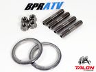 Can-am outlander 650 570 exhaust repair kit bprtav titanium studs nuts &amp; gaskets