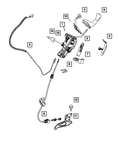 Genuine mopar adjuster 68027702aa