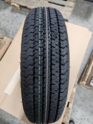 St205/75r15 radial trailer tire / load range d / black wall / 8 ply