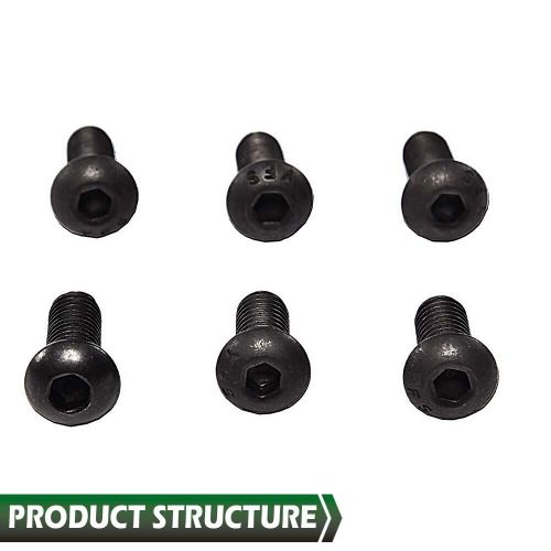 Fit for polaris ranger rzr general body panel torx screw &amp; flat nut set of 6