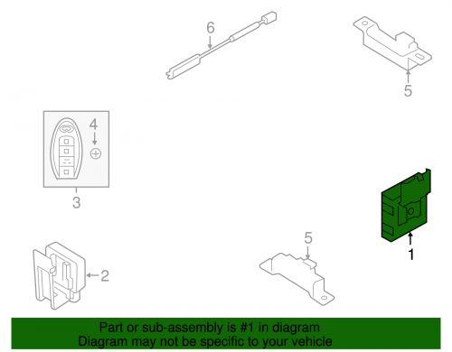 Genuine nissan control module 28595-1lk0a