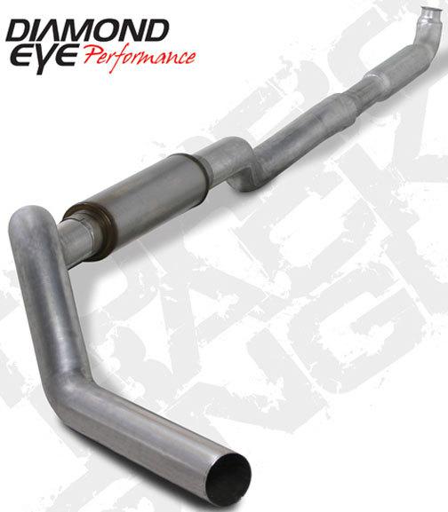 Diamond eye exhaust- 01-07 chevy 5" alum-"qt" down pipe back single