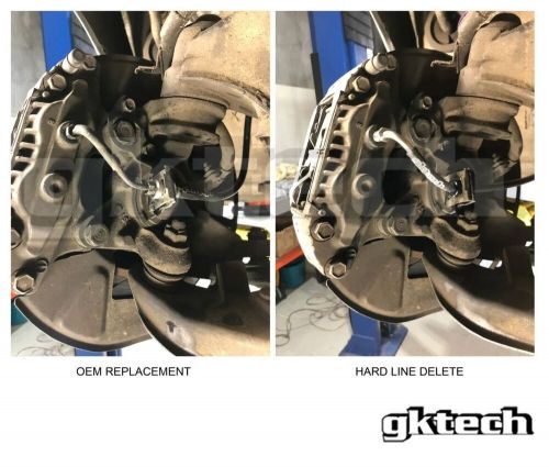 Gktech oem replacement brake lines f&amp;r set for nissan r33 gts-t skyline